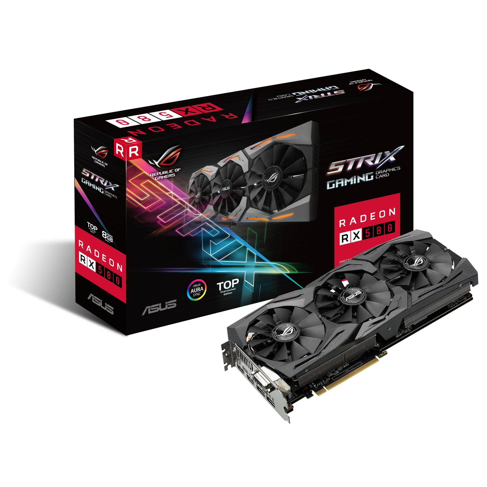 ASUS ROG-STRIX-RX580-T8G-GAMING AMD Radeon RX 580