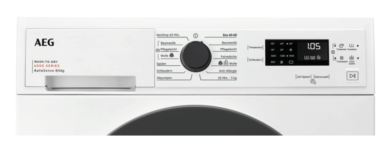 AEG LWK6A50680 washer dryer Freestanding Front-load White – image 2