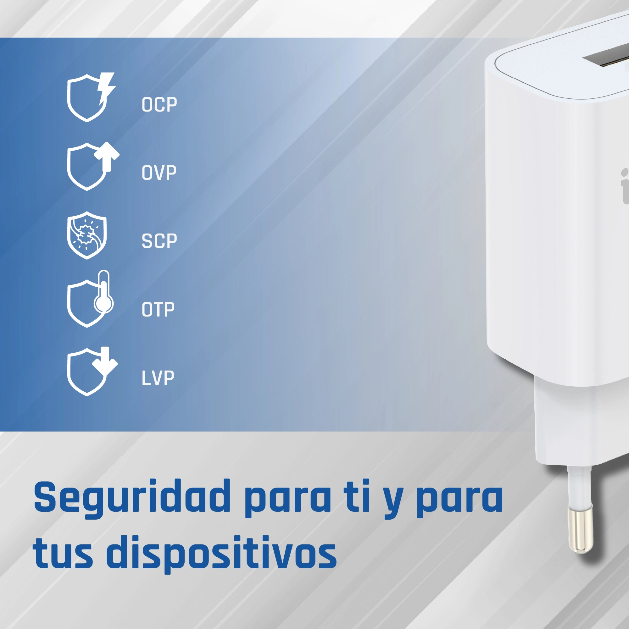 iggual IGG317174 mobile device charger Universal White USB Fast charging Indoor – image 4