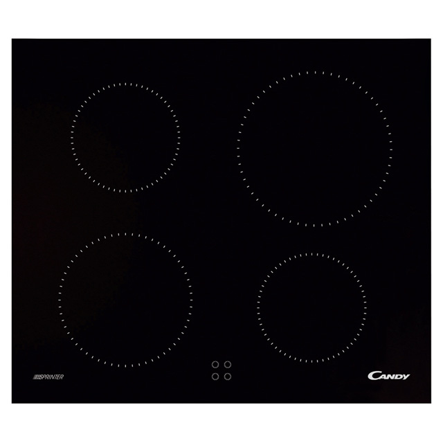 Hoover PCV64C hob Black Built-in Zone induction hob 5 zone(s)