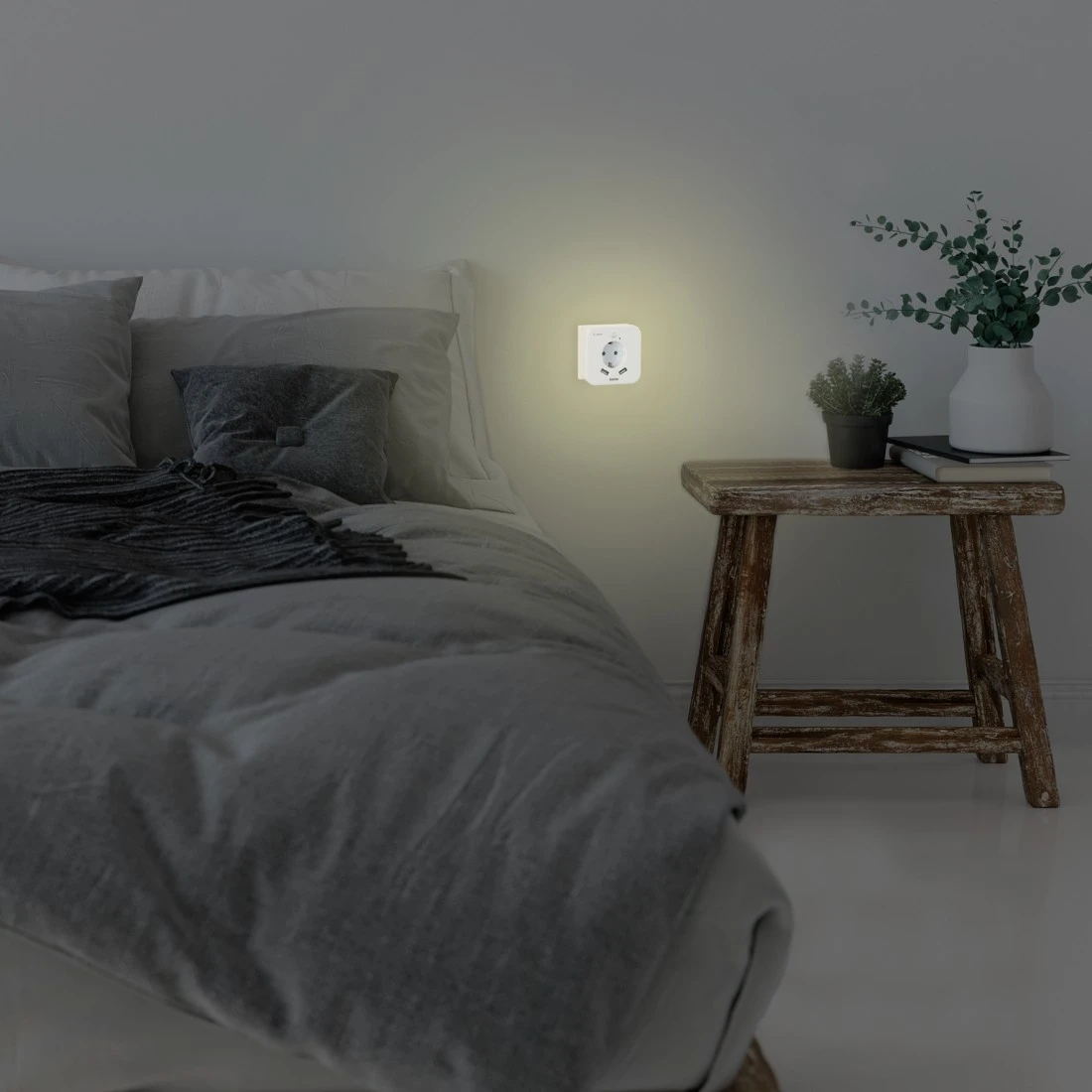 Resim Hama 00223507 Prizli Gece Lambası, Beyaz, Sıcak Beyaz LED, IP20