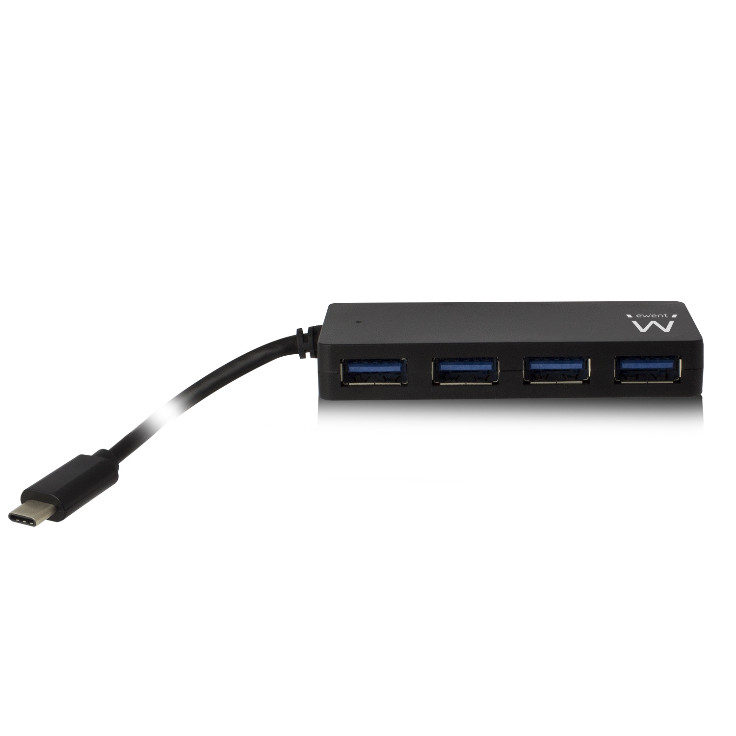 Ewent EW1135 interface hub USB 3.2 Gen 1 (3.1 Gen 1) Type-C 5000 Mbit/s Black – image 4