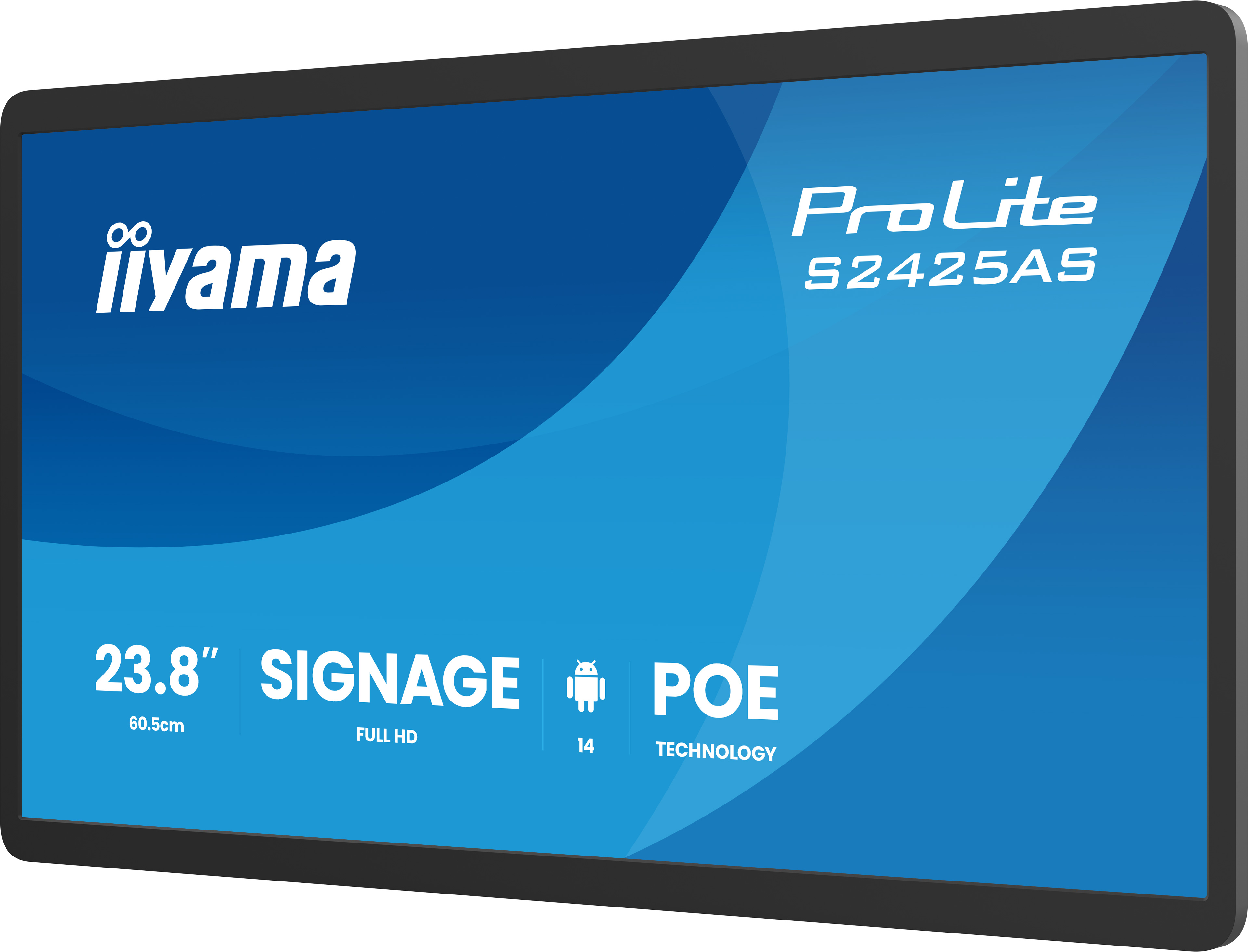 IIYAMA  60,5m (23,8) S2425AS-B1P   16:9 USB-C IPS TFT-Monitore