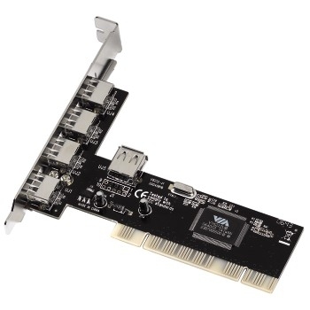 Hama USB 2.0 PCI Card, 5 ports