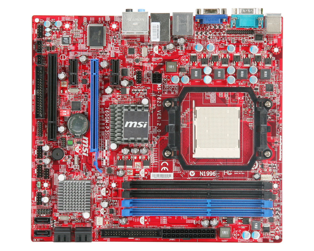MSI 760GM-P35 motherboard AMD – image 2