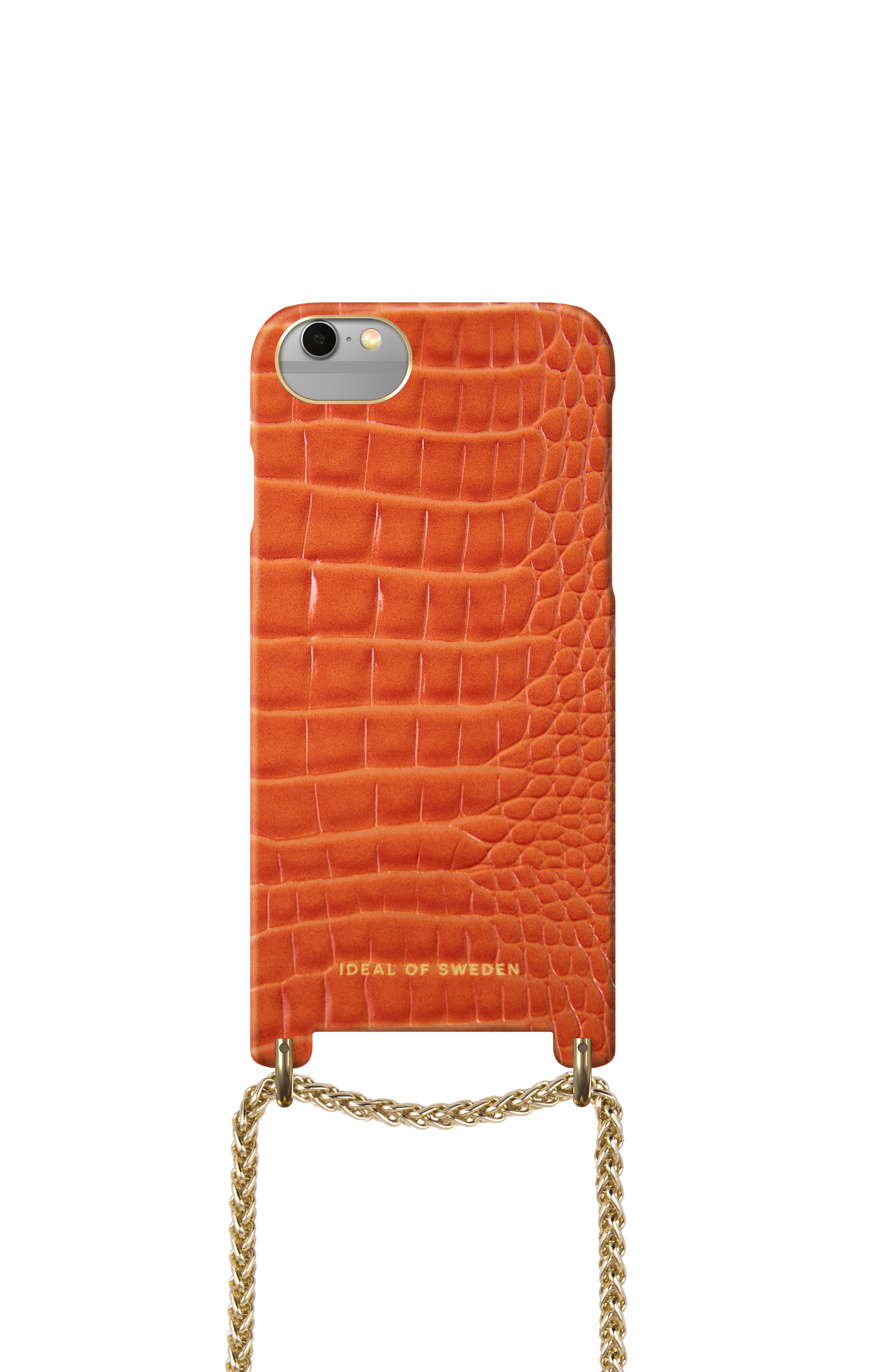 iDeal of Sweden Lilou Necklace Case Orange Croco iPhone8/7/6/6S/SE – image 4