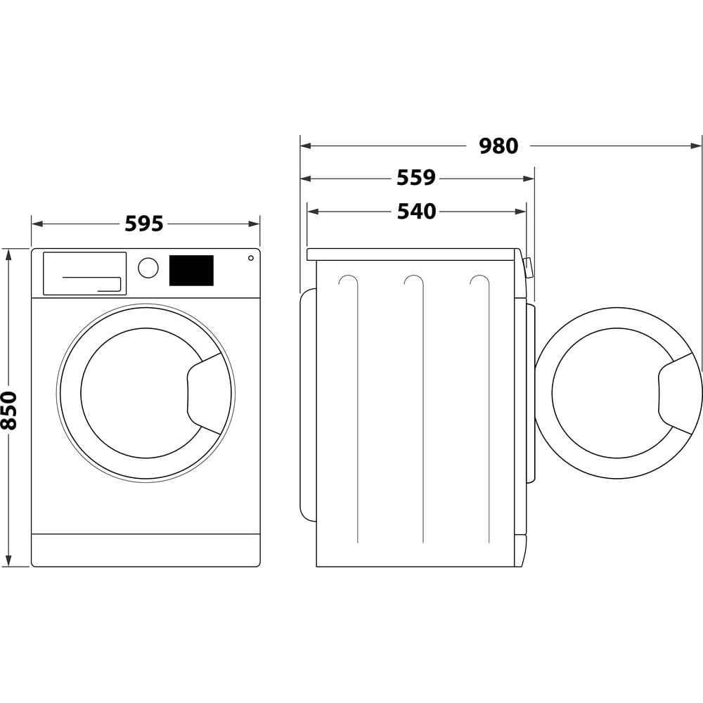 Hotpoint NDD 9636 GDA UK – image 2