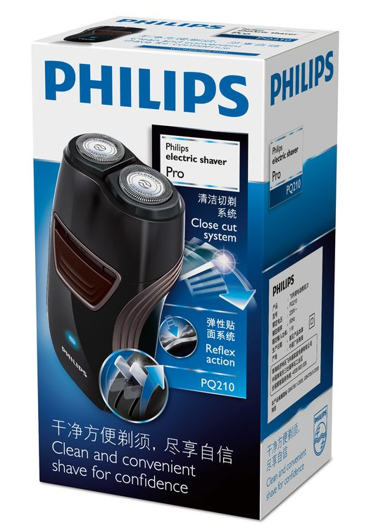 Philips PQ210/18 men's shaver Rotation shaver Black, Brown – image 2