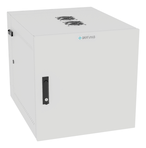 Vertiv VR Rack GL24WMCMS-W-SH-AF-CM cabinet 12U Wall mounted White