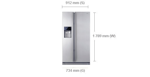 Samsung RSA1DTVG side-by-side refrigerator – image 2