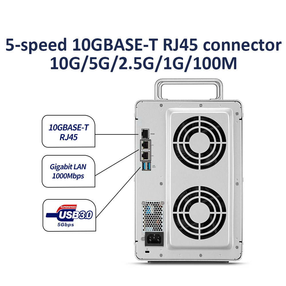 TerraMaster F8-422 NAS/storage server Tower Intel® Celeron® J3455 – image 2