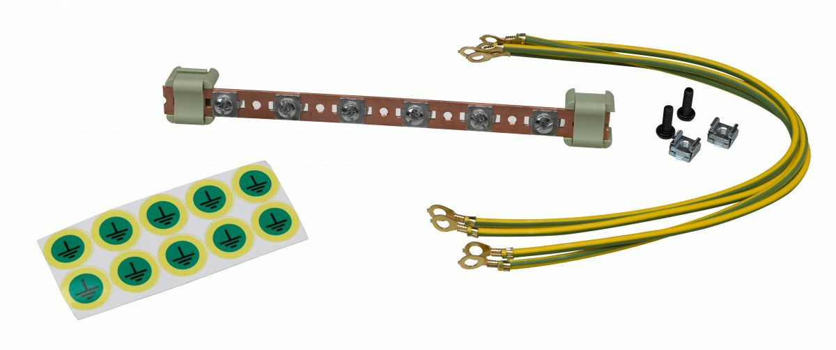 Erdungs Set, 6 Verbindungspunkte, 220mm Lang