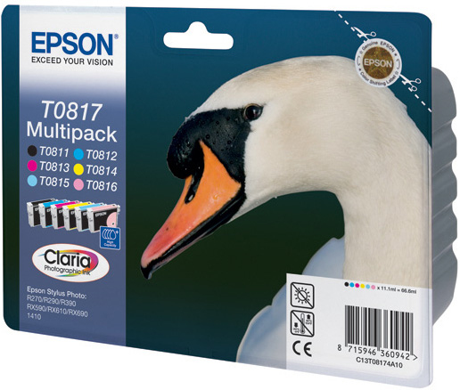 Epson T081 Multipack ( Bk,C,M,Y,LC,LM)