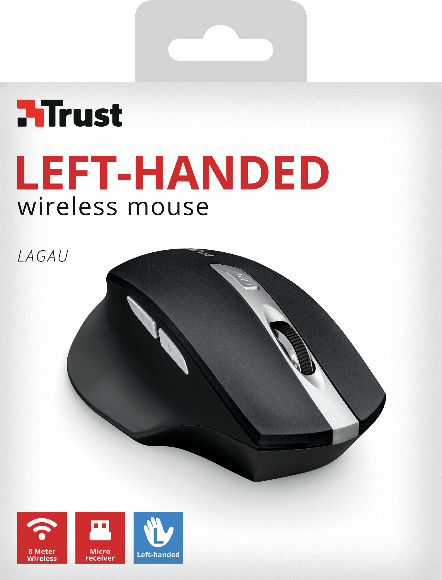 Trust Lagau mouse Office Left-hand RF Wireless Optical 1600 DPI – image 7