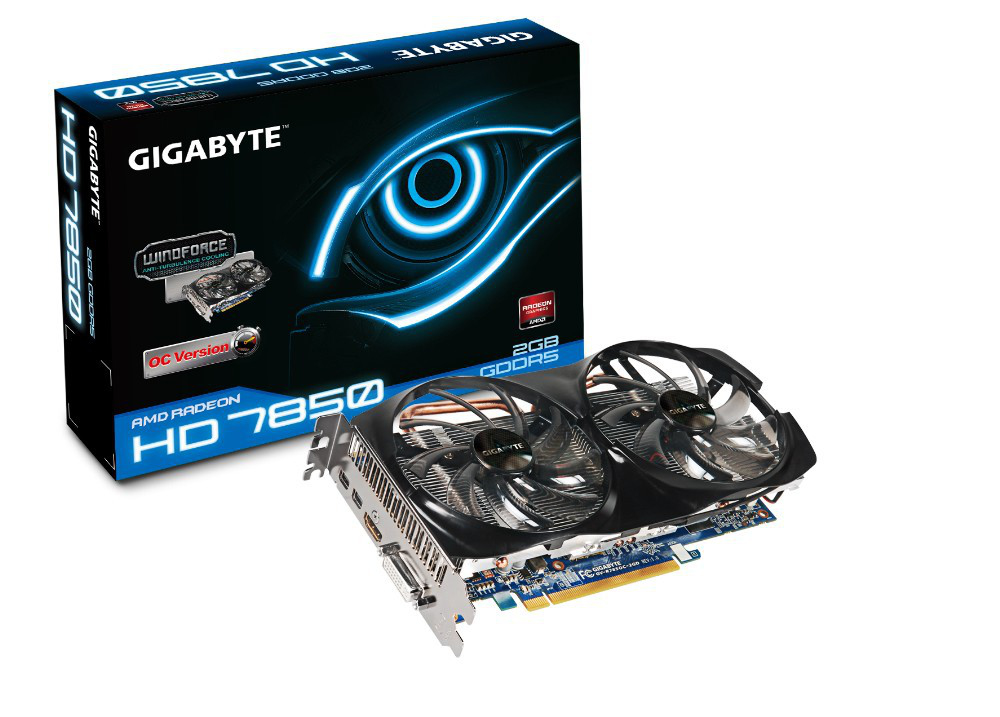 GIGABYTE GV-R785OC-2GD graphics card AMD Radeon HD7850 – image 2