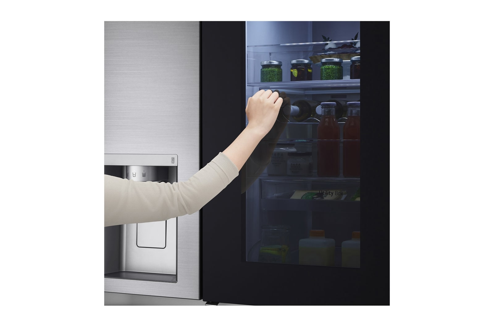 LG GSXV90PZAF side-by-side refrigerator Freestanding – image 6