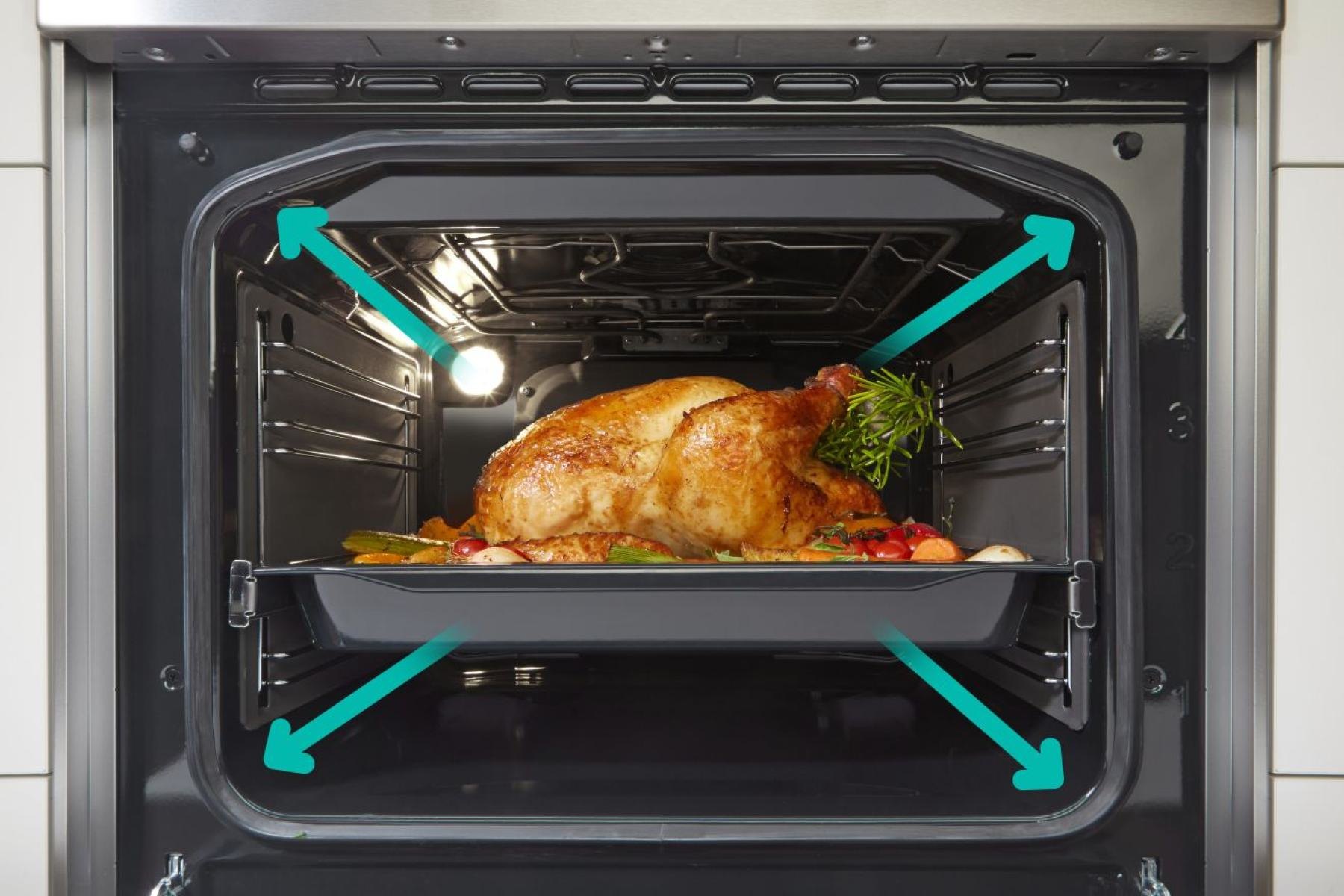 Gorenje GK5C61WF cooker Freestanding cooker Electric Combi Silver – image 6