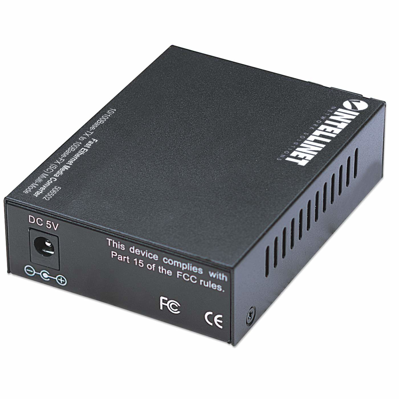 Intellinet Fast Ethernet Media Converter, 10/100Base-Tx to 100Base-Fx (SC) Multi-Mode, 2 km (1.24 mi) – image 4