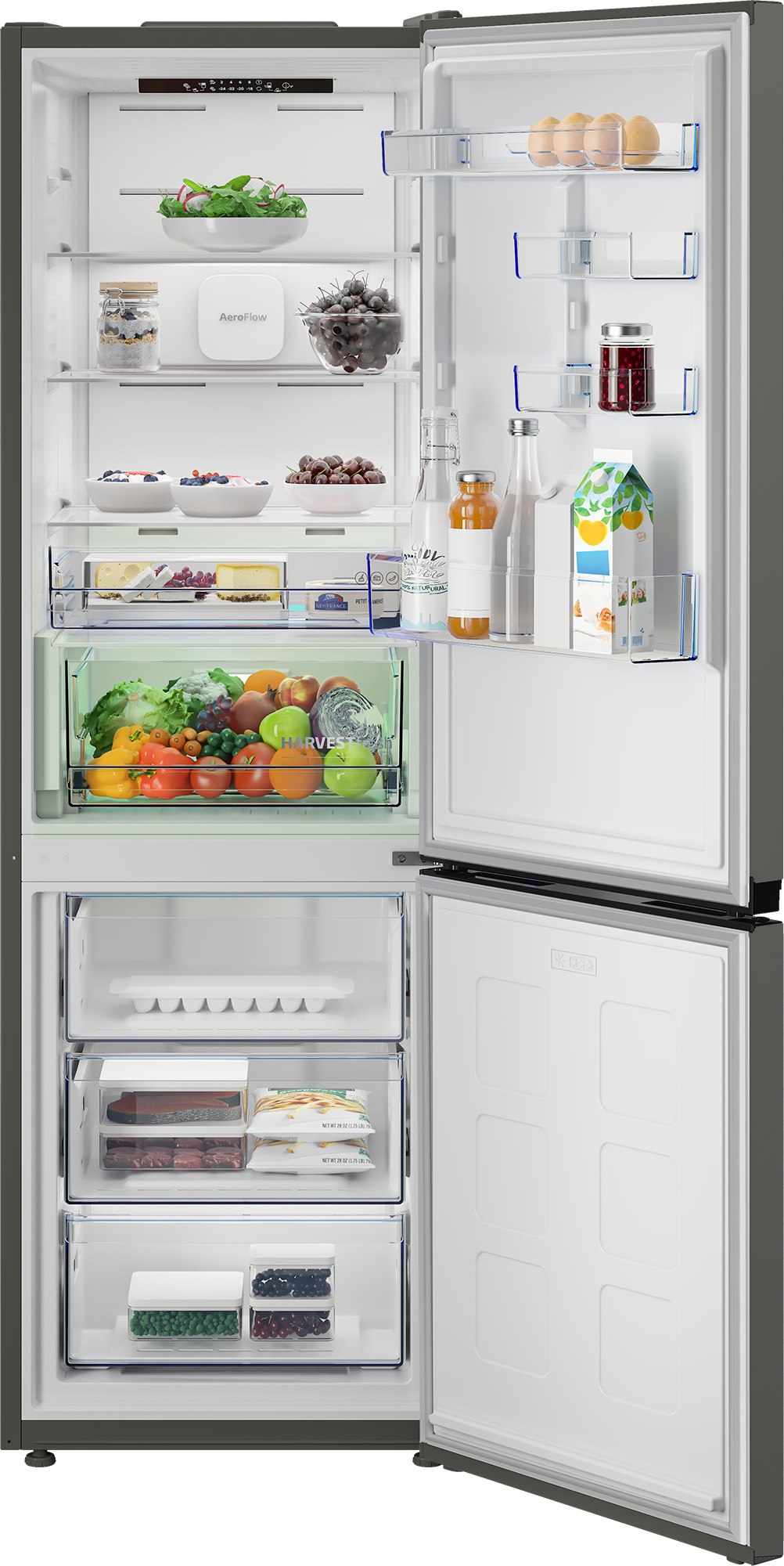 Beko B5RCNA376HG fridge-freezer Freestanding – image 3