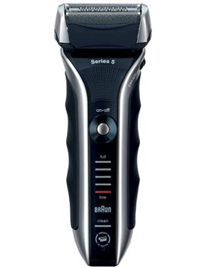 Braun 590cc-3 Foil shaver Trimmer Blue, Silver – image 1