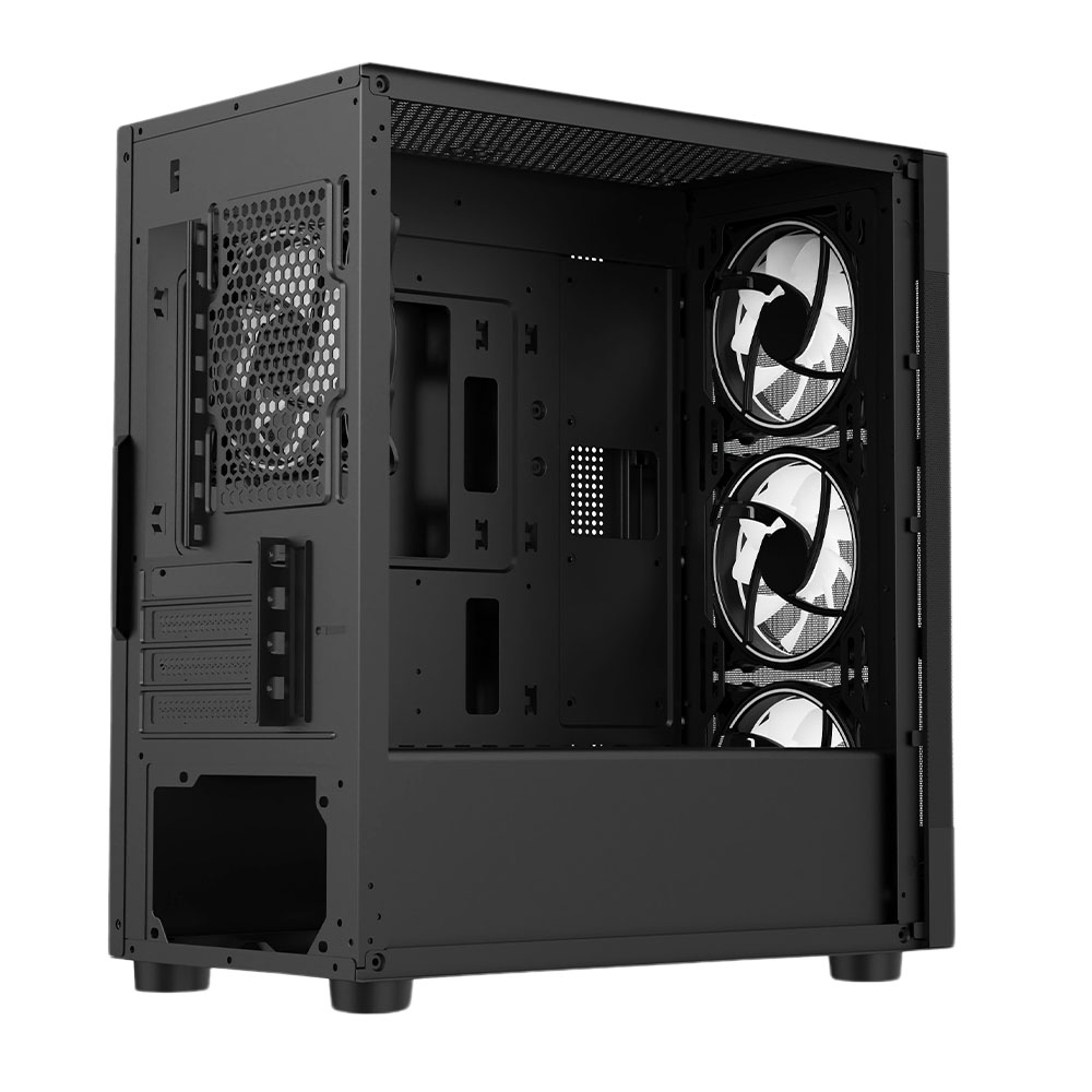 VIDA ZEPHYR-BLK computer case Black – image 7
