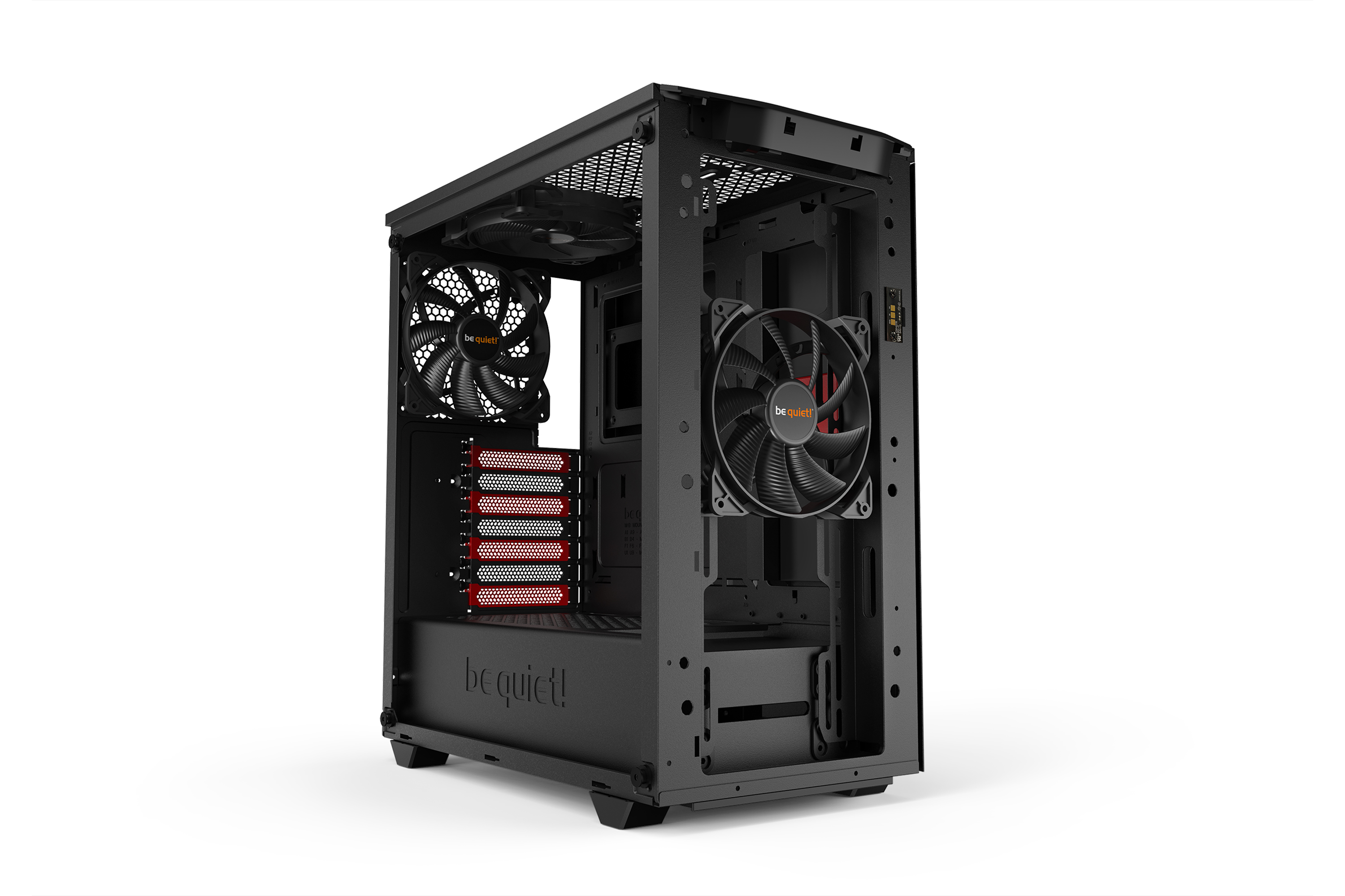 be quiet! Pure Base 500DX Midi Tower Black, Red image 3
