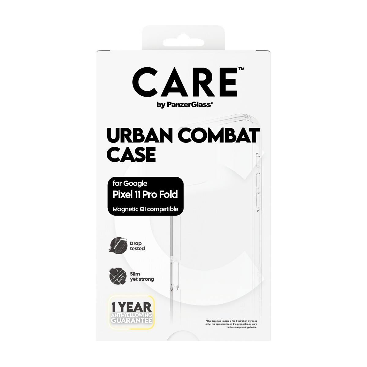PanzerGlass CARE™ by PanzerGlass® Urban Combat Case Transparent w. White Qi Google Pixel 11 Pro Fold – image 3