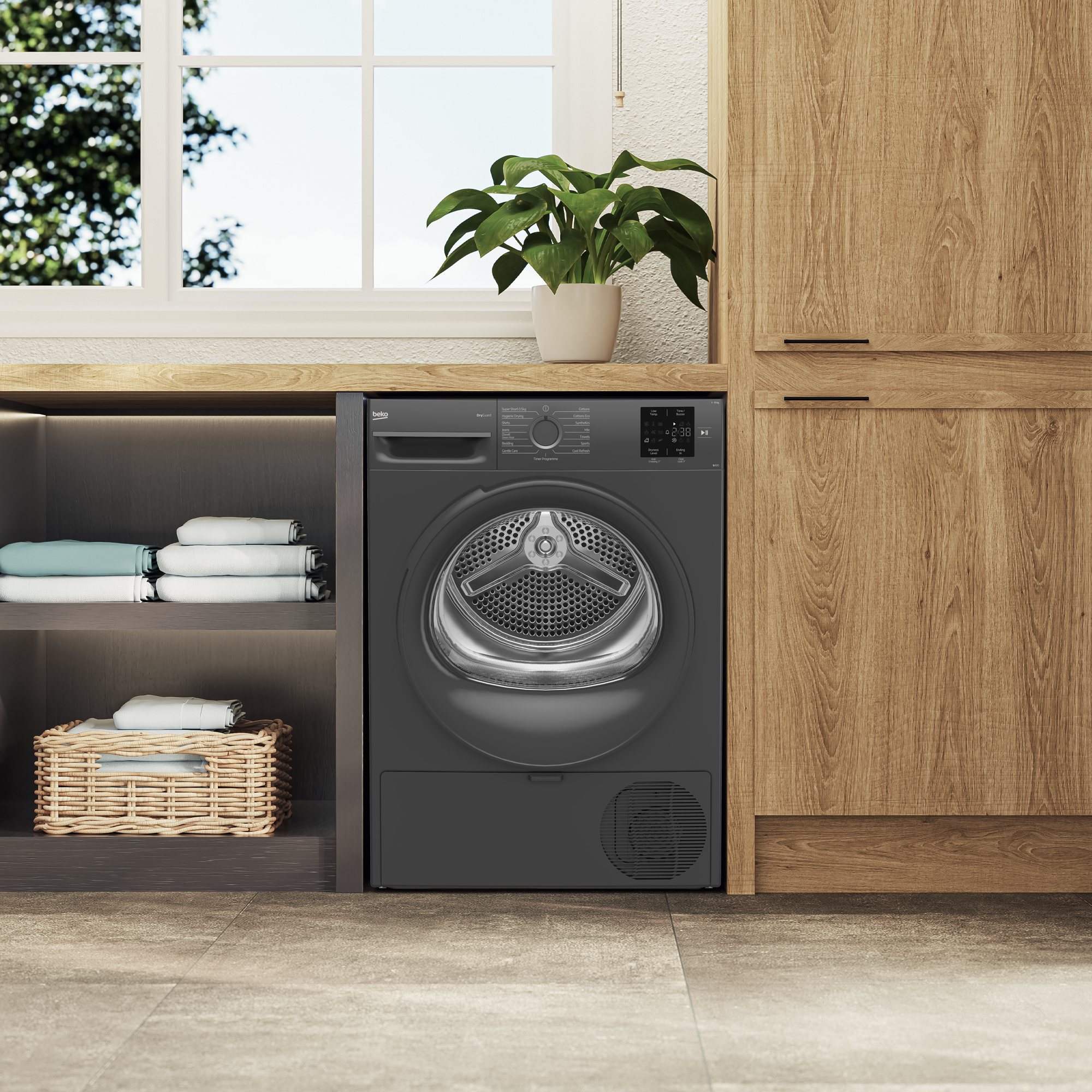 Beko BM3T3824NA 8kg Heat Pump Tumble Dryer with Sensor Programmes – image 7