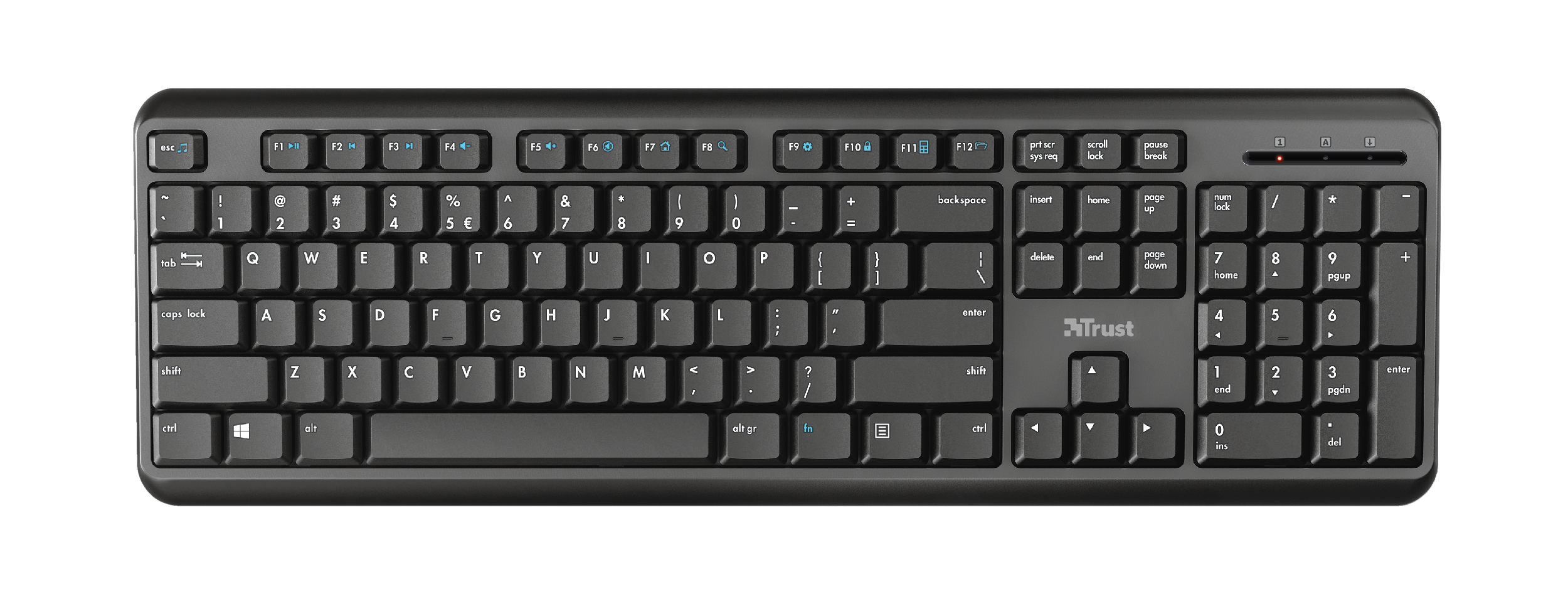 Trust Ody tastiera Ufficio RF Wireless QWERTY Inglese …