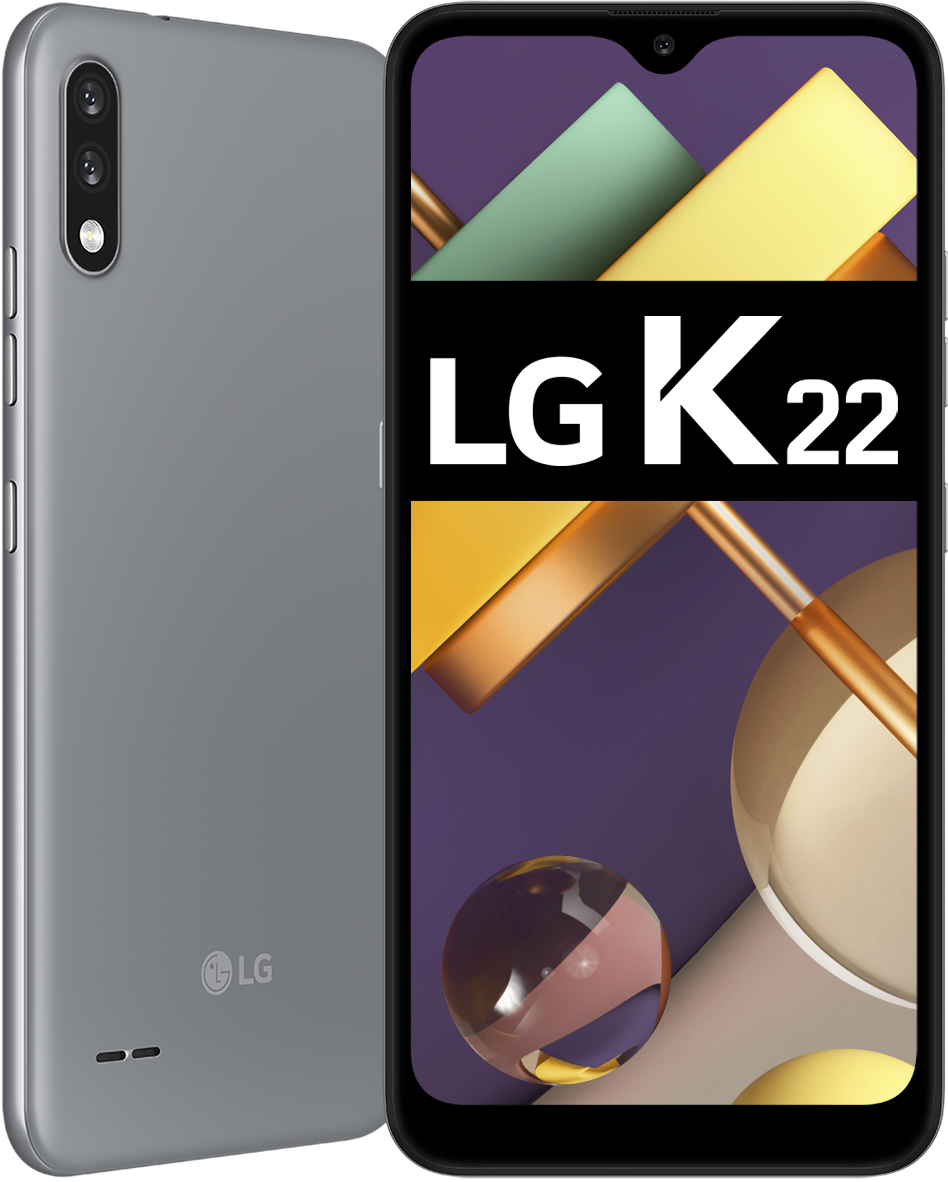 LG K22 15.8 cm (6.2") Dual SIM Android 10 4G Mini-USB B 2 GB 32 GB 3000 mAh Titanium – image 2