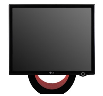 LG L1900E, 19" LCD, 4ms, black-red