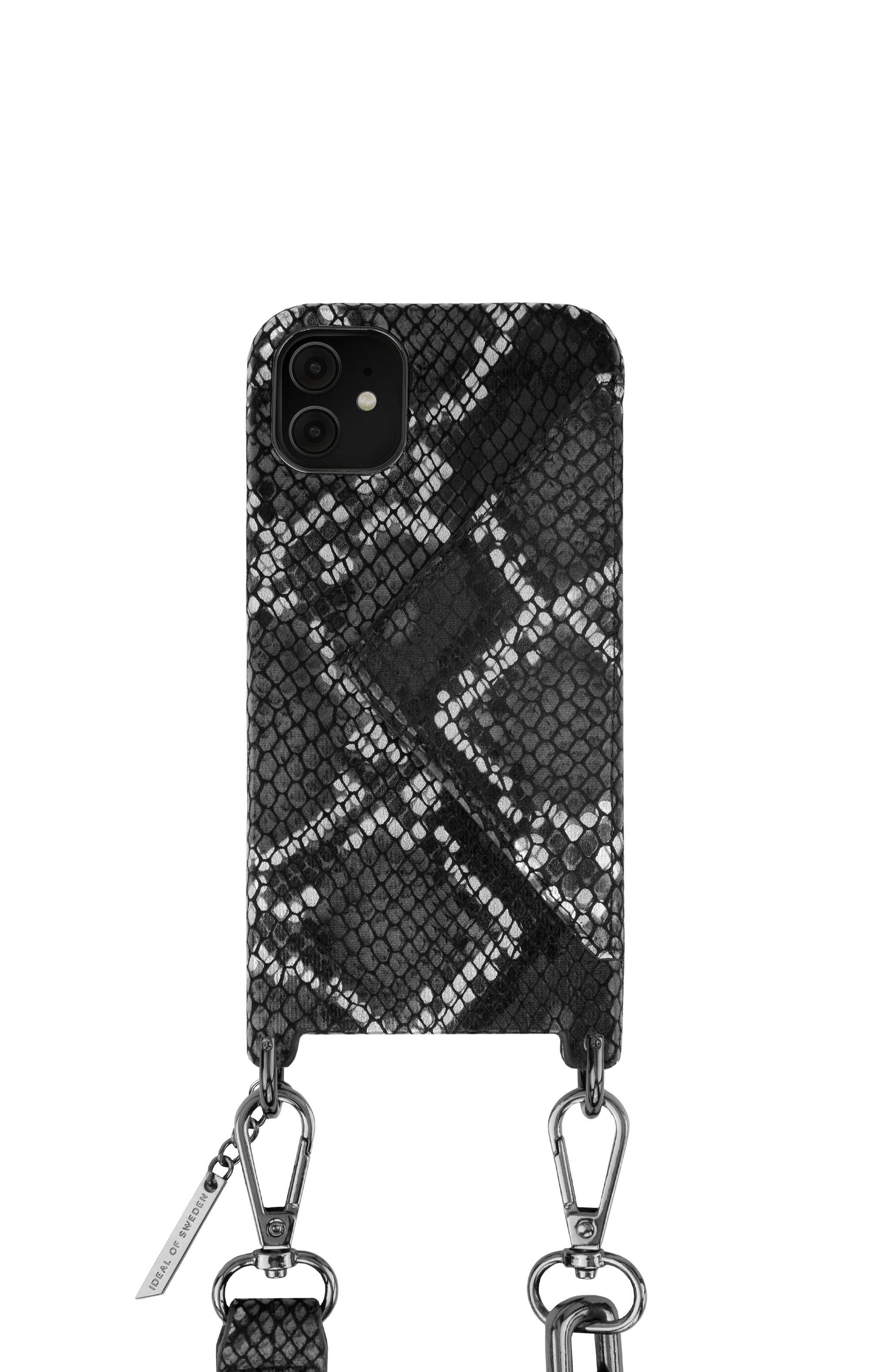 iDeal of Sweden Statement Necklace Case iPhone 11/XR Blk Sil S – image 2