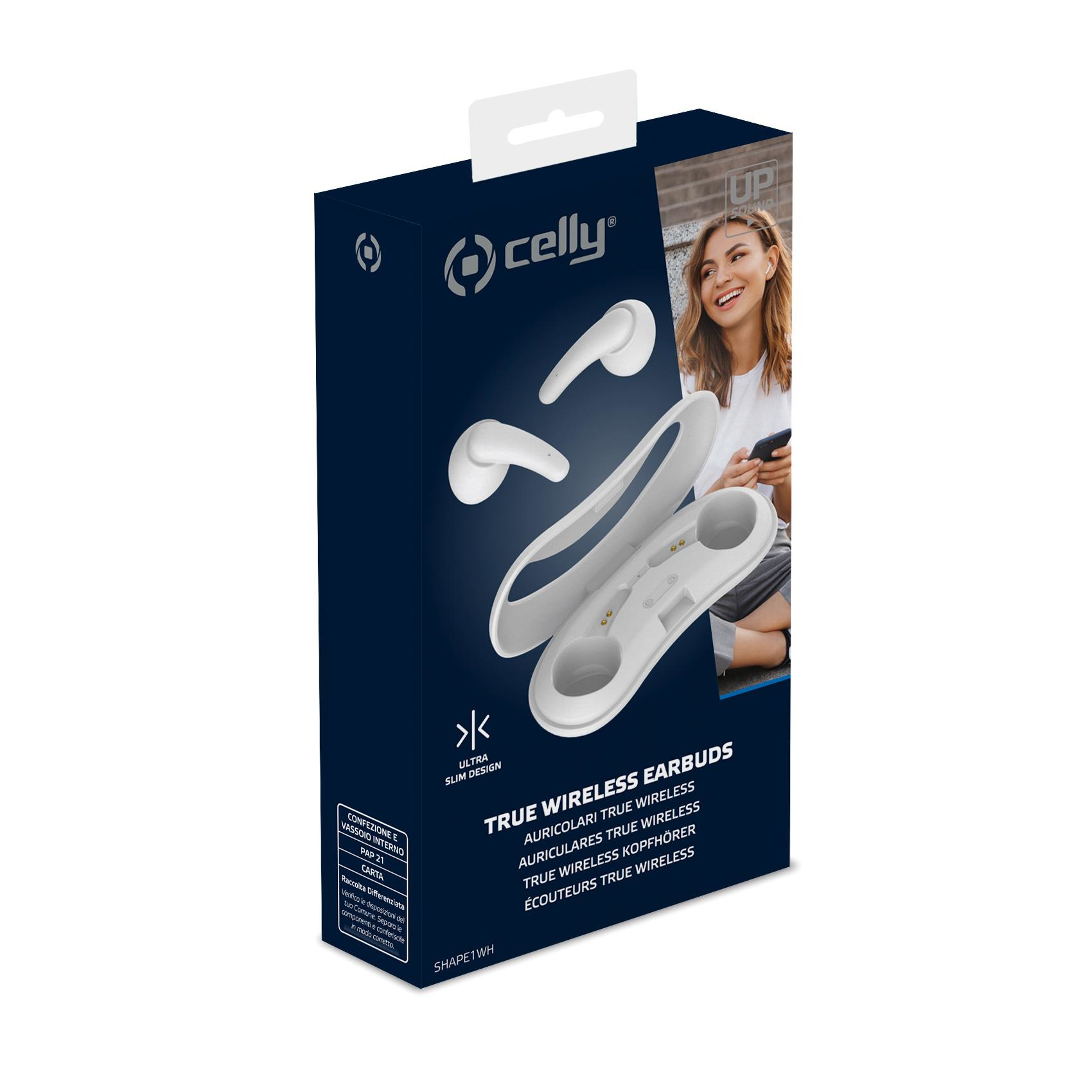 Celly SHAPE1 Headset True Wireless Stereo (TWS) In-ear Calls/Music Bluetooth White – image 7