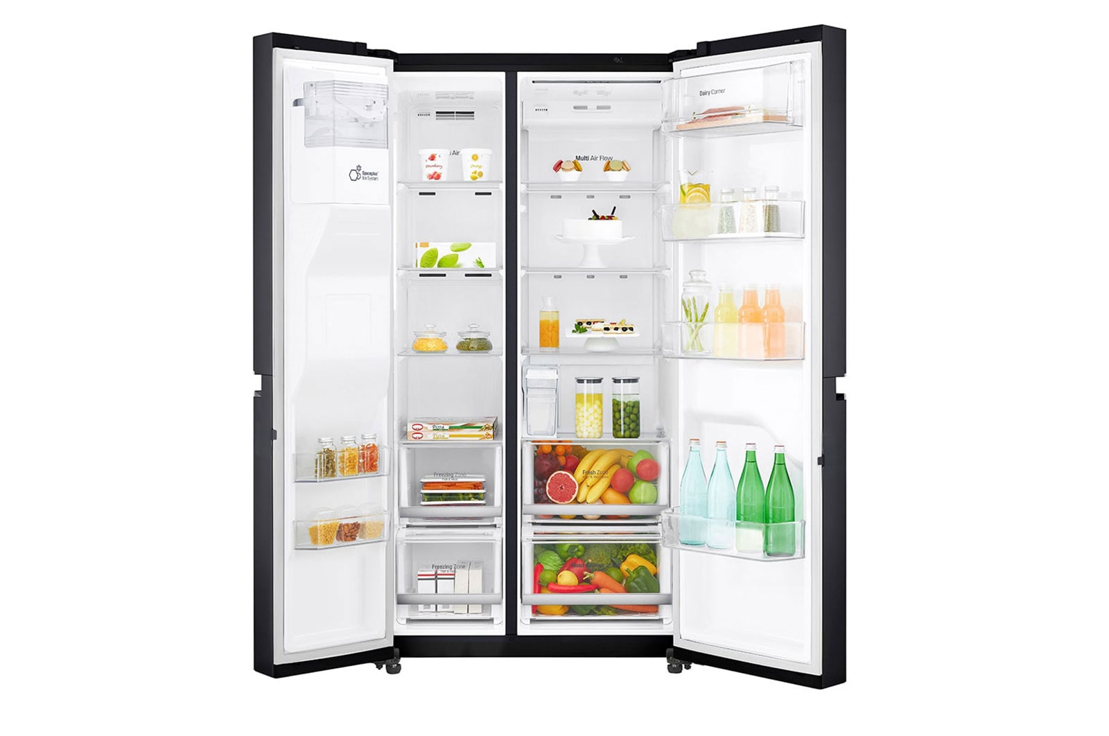 LG GSL761MCZE side-by-side refrigerator Freestanding – image 2