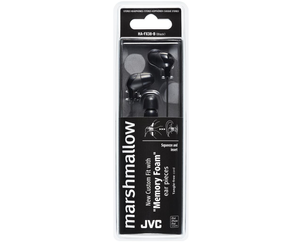 JVC HA-FX38-B-E Inner ear headphones – image 2