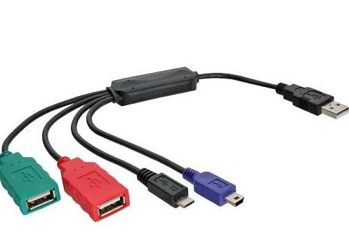 InLine 33294V interface hub 480 Mbit/s Black
