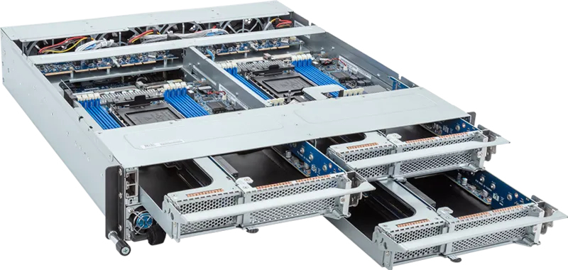 GIGABYTE H223-S10-AAP1 Intel C741 LGA 4677 (Socket E) Rack (2U) Black, Steel – image 2