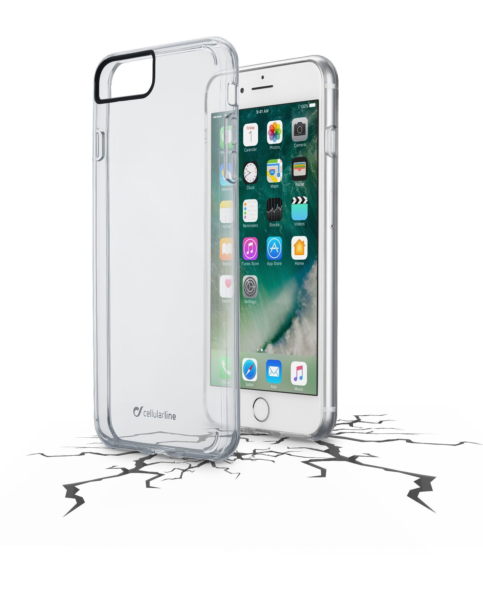 Cellularline Clear Duo - iPhone 8 Plus/7 Plus – image 1