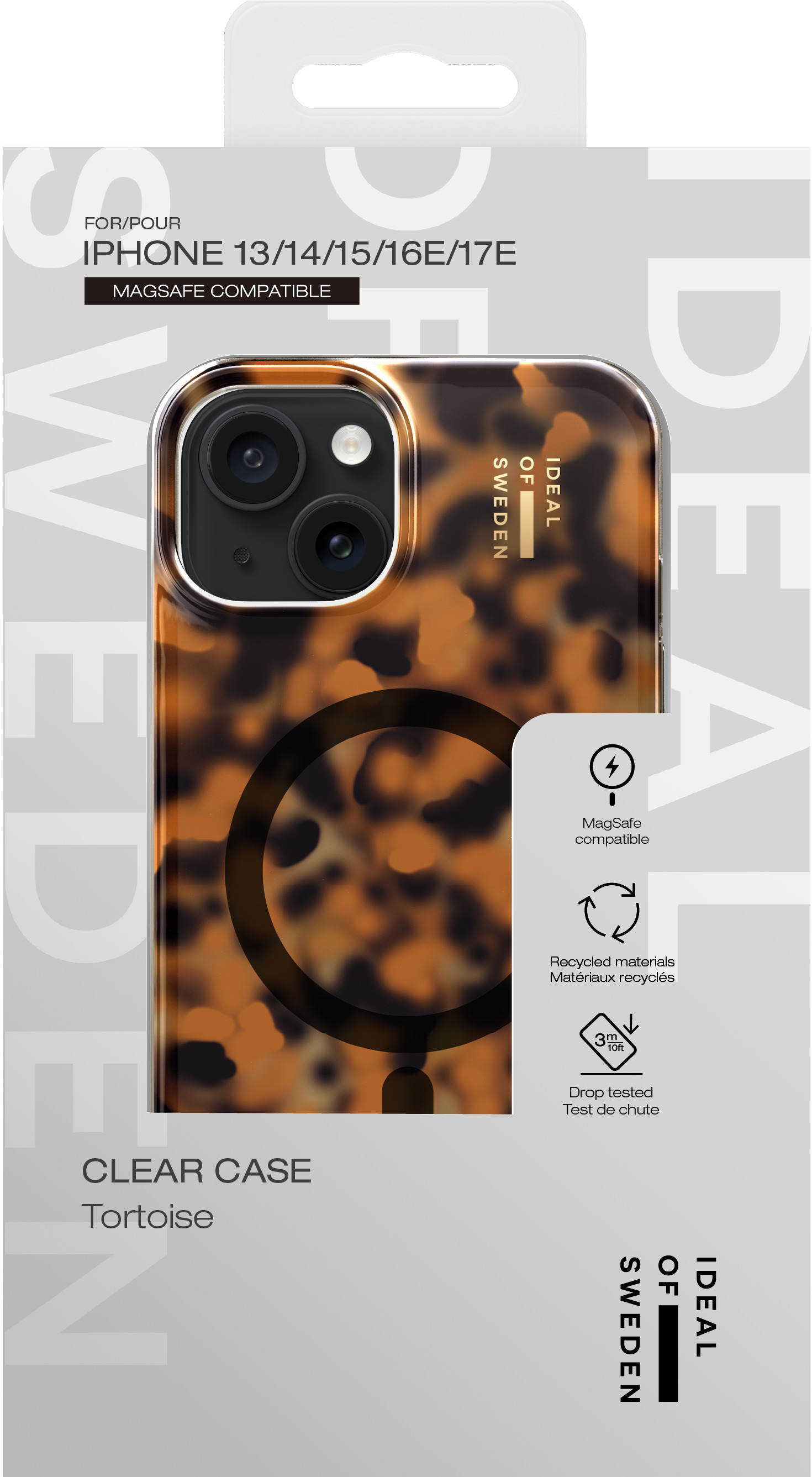 iDeal of Sweden Clear Case MagSafe iPhone 13 / 14 / 15 / 16e / 17e Tortoise – image 4
