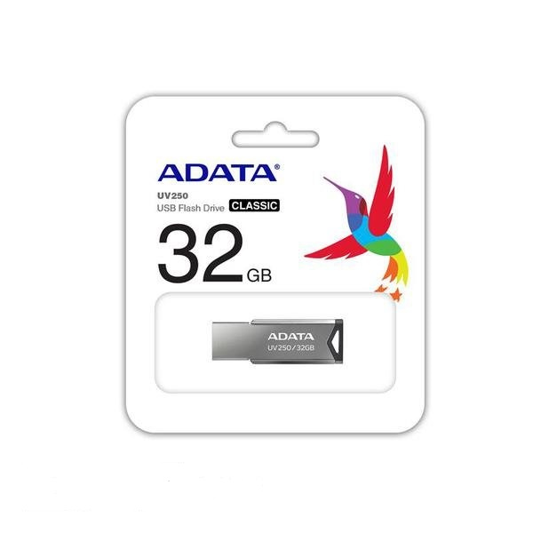 Memoria Usb Adata Uv250 32Gb Usb 2.0 Plata - AUV250-32G-RBK