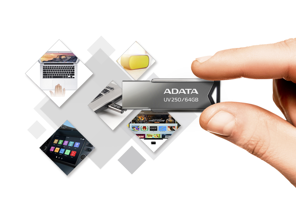 ADATA UV250. Capacity: 16 GB, Device interface: USB Type-A, USB version: 2.0. Form factor: Capless. Weight: 5.6 g. Product