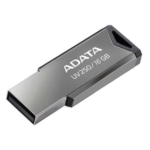 ADATA UV250. Capacity: 16 GB, Device interface: USB Type-A, USB version: 2.0. Form factor: Capless. Weight: 5.6 g. Product