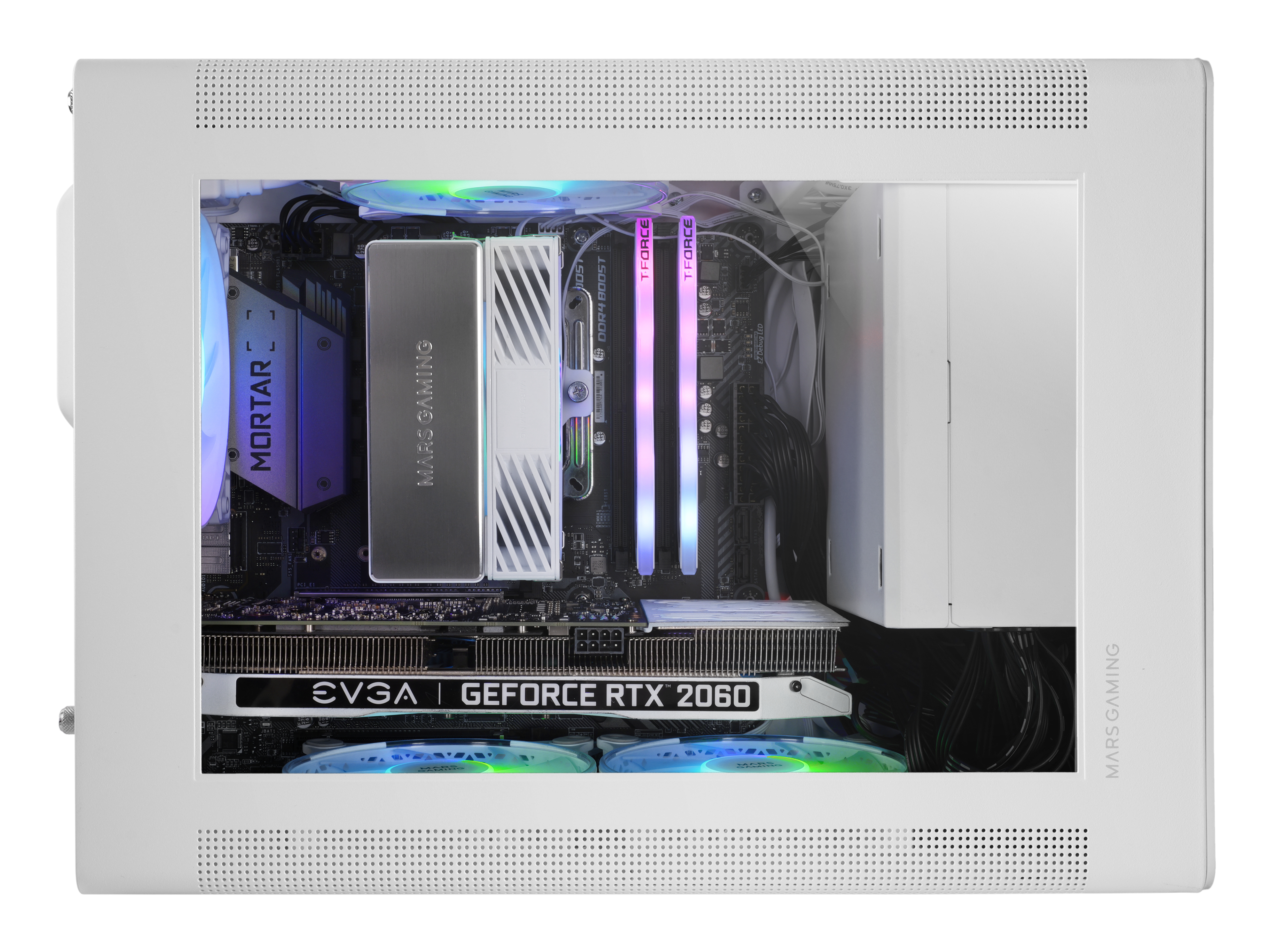 Mars Gaming MC-XPSW Mini Tower White image 3