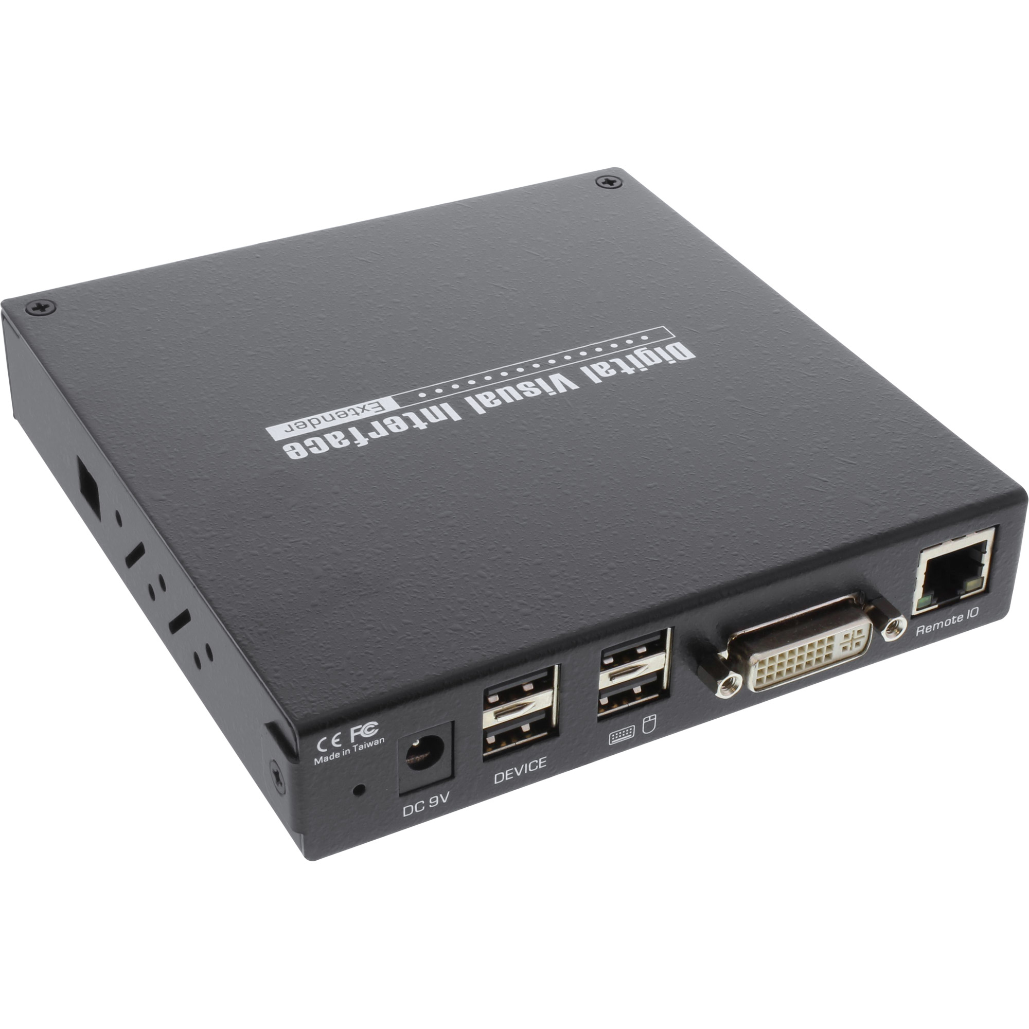 InLine DVI USB KVM Extender over TP Cable with local Console + Audio up to 100m – image 4