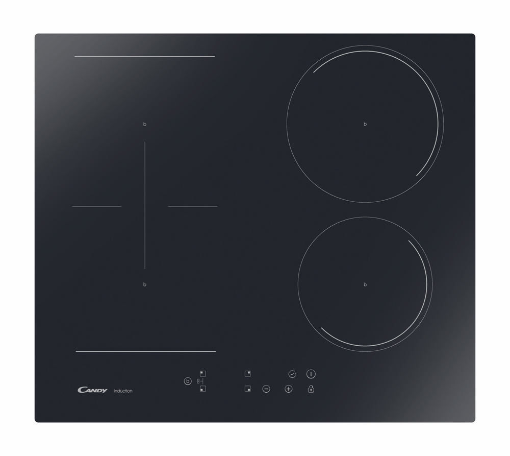 Candy CIB633CTP Black Built-in Zone induction hob 4 zone(s)