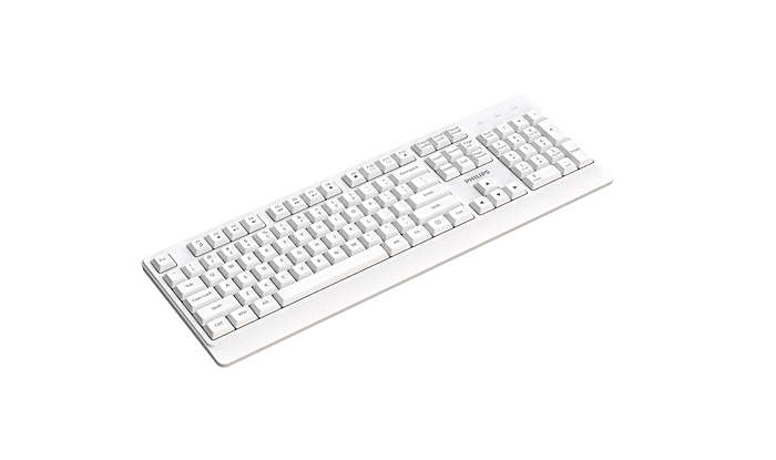 Philips 3000 series SPK6347W/93 keyboard Office RF Wireless QWERTY English White – image 2