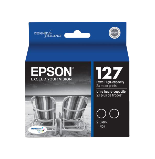 Epson T127120-D2 ink cartridge 2 pc(s) Original High (XL) Yield Photo black