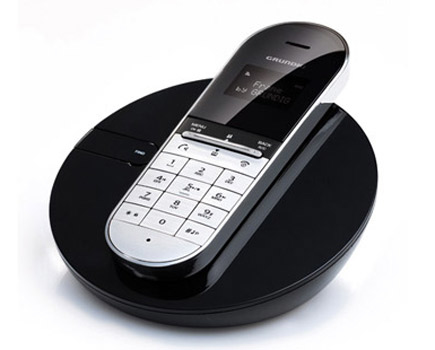 Grundig Frame DECT telephone Caller ID Black, Silver
