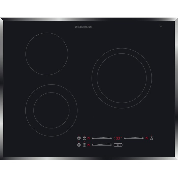 Electrolux GK65TSF hob Black Built-in Zone induction hob 3 zone(s)