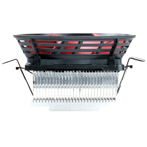 itek ICY 100 Processor Cooler 10 cm Black, Metallic, Red image 4